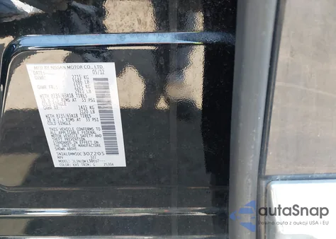 2013 Infiniti Jx35 из США, поврежденный, VIN 5N1AL0MM5DC307205